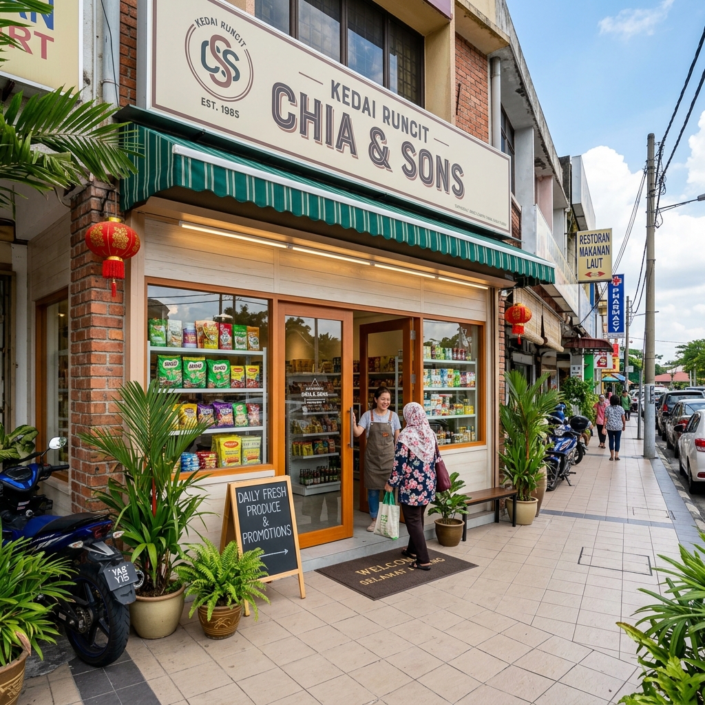 Shop front entrance