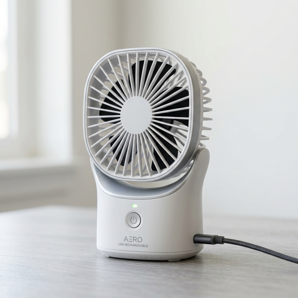USB rechargeable fan