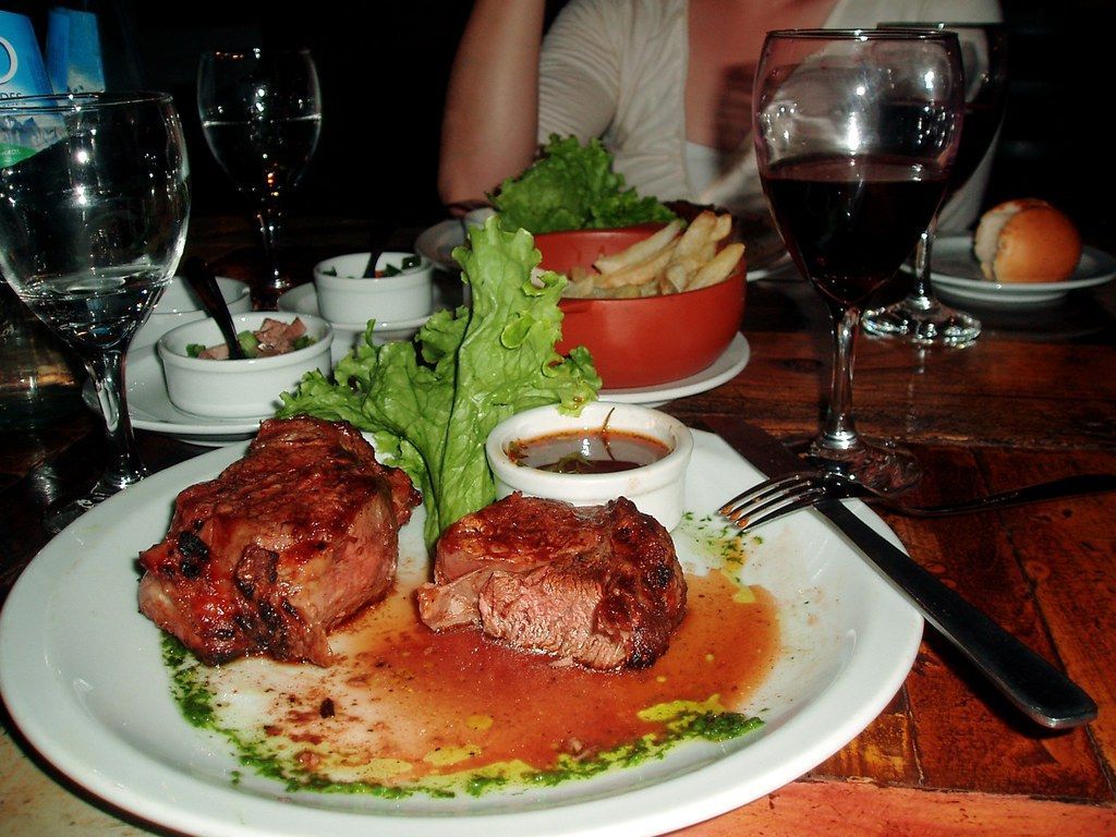Signature charcoal-grilled plate ready to serve